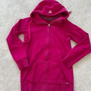 Aritzia TNA Zip Up Hoodie in Pink Size XS